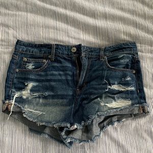 American Eagle Distressed Denim Shorts